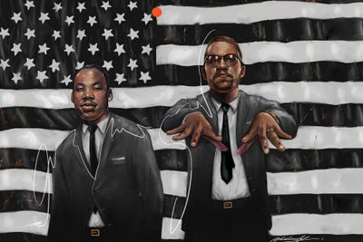 Andre 3000 Outkast Oil Painting Artwork Stretched Canvas Rap Giclee Print