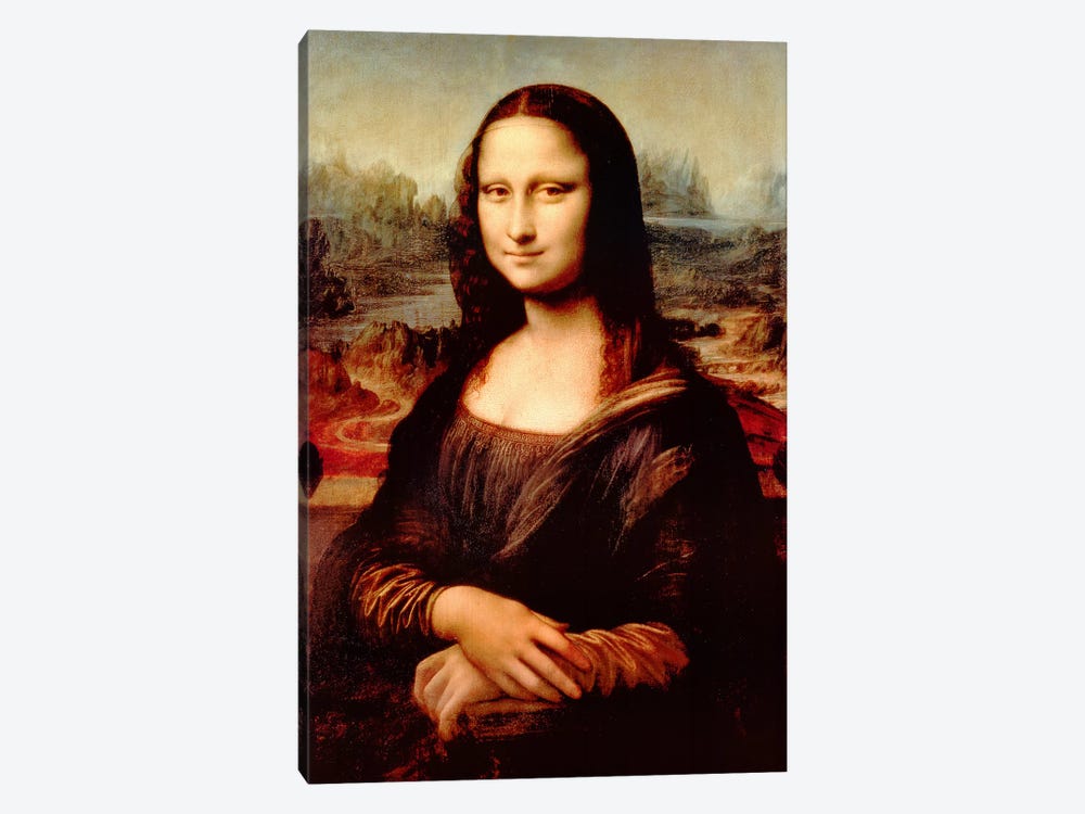 Large photo landscape art  A0 canavs print  Mona Lisa  vintage painting