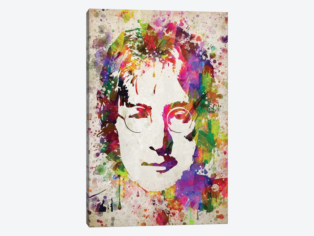 THE BEATLES Print Poster Watercolour Framed Canvas Wall Art John Lennon