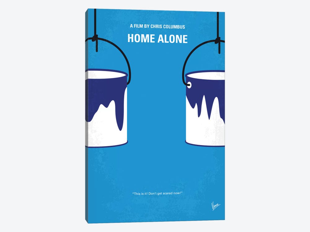 Betere Home Alone Minimal Movie Poster Art Print by Chungkong | iCanvas ZZ-76