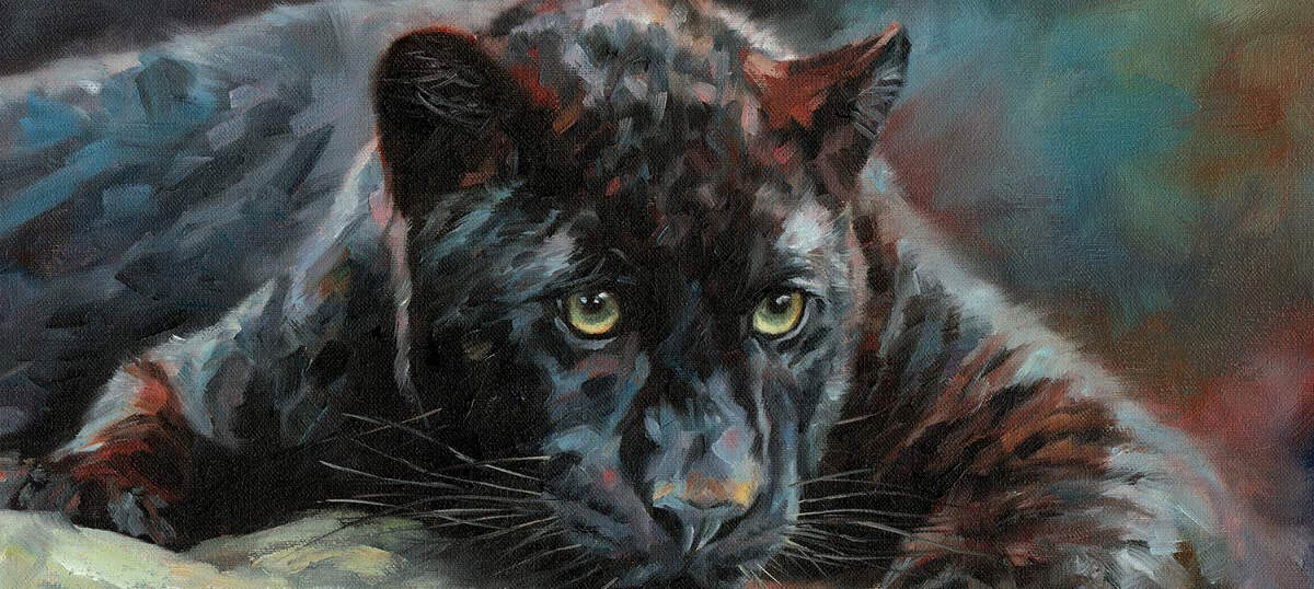 MOTIVATIONAL PANTHER IN A TREE POSTER NEW 24X36